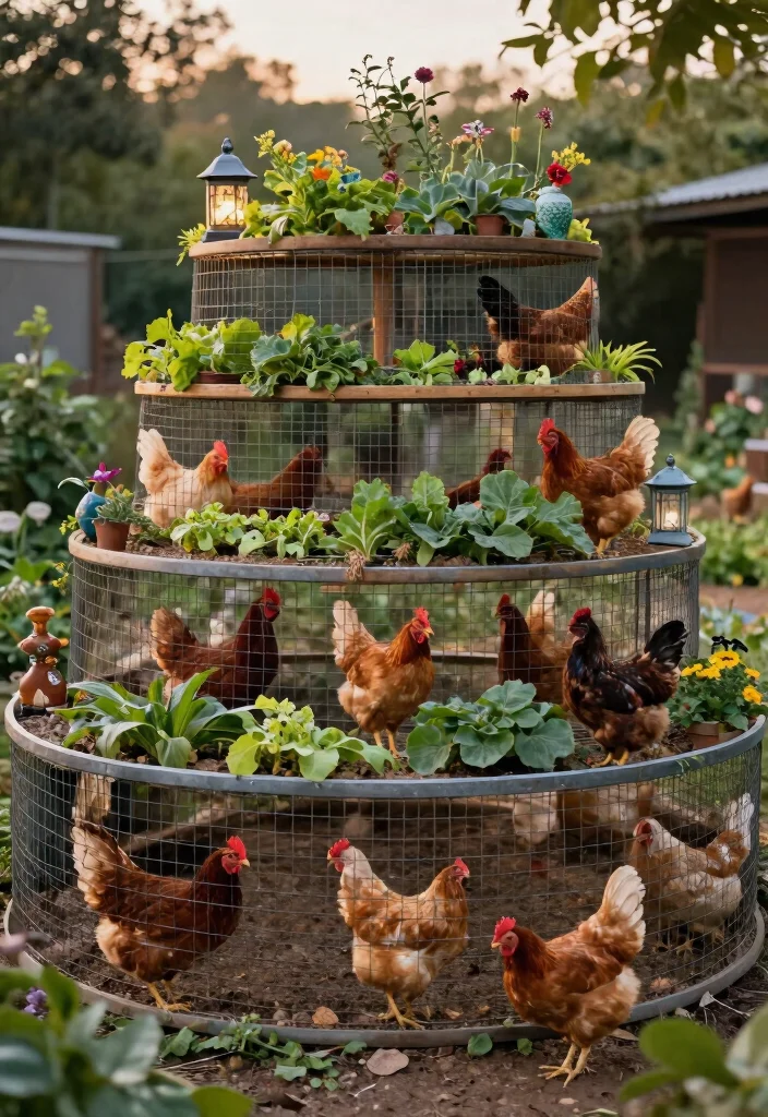 12 Chicken Wire Fence Ideas That Keep Predators Out All Night - 7. Multi-Layered Chicken Wire Fencing 1