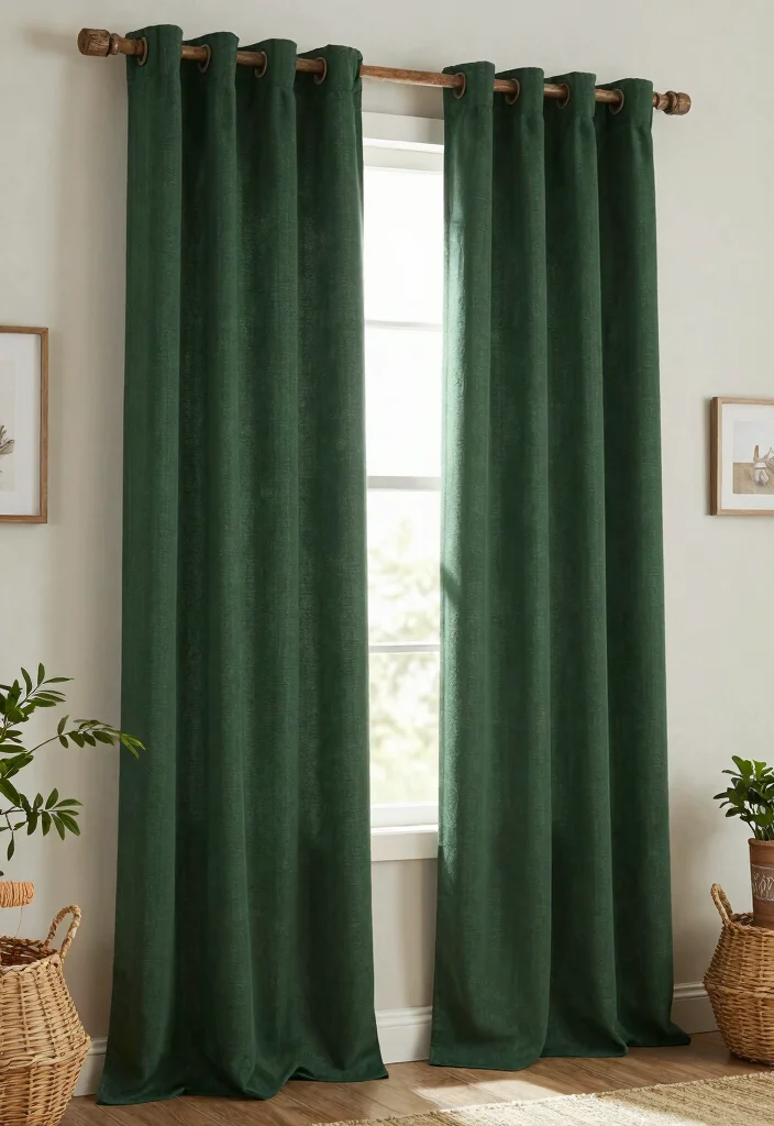 12 Farmhouse Window Treatments That Block Sun Without Going Dark - 5. Sun-Blocking Drapes 1