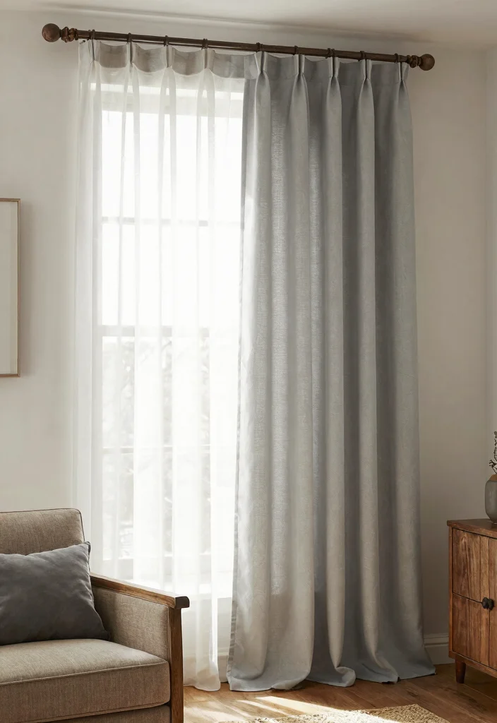 12 Farmhouse Window Treatments That Block Sun Without Going Dark - 9. Layered Treatments 1