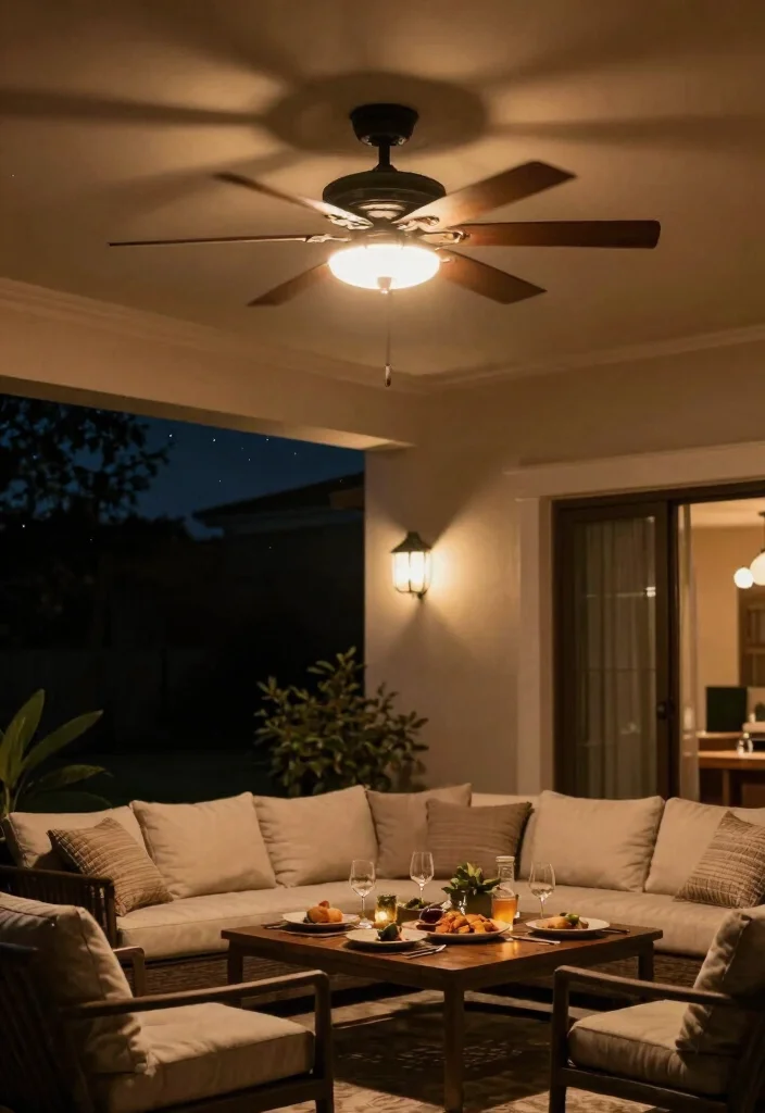 12 Outdoor Ceiling Fans That Cool Large Patios Fast - 6. Ceiling Fan with LED Lights 1