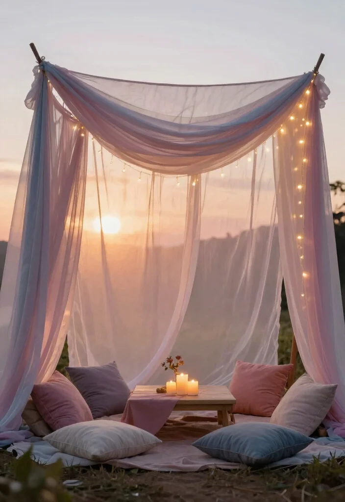 12 Outdoor Sunshade Ideas for Spaces Without Built-In Cover - 3. Fabric Canopy 1