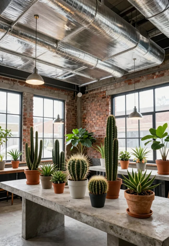 12 PVC Ceiling Panels Ideas That Don't Look Like Plastic - 6. Industrial Chic with Metal Finishes 1