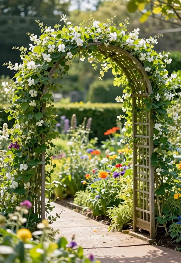 12 Pea Trellis Ideas That Support Heavy Vines Without Tipping - 6. Arching Trellis 1