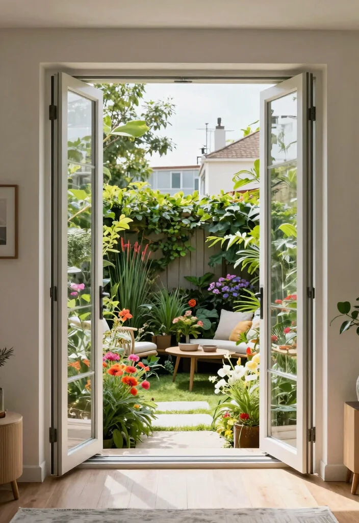 12 Puertas de Patio Que Maximizan Luz Natural y Privacidad - 2. Bi-Fold Doors for Maximum Opening 1