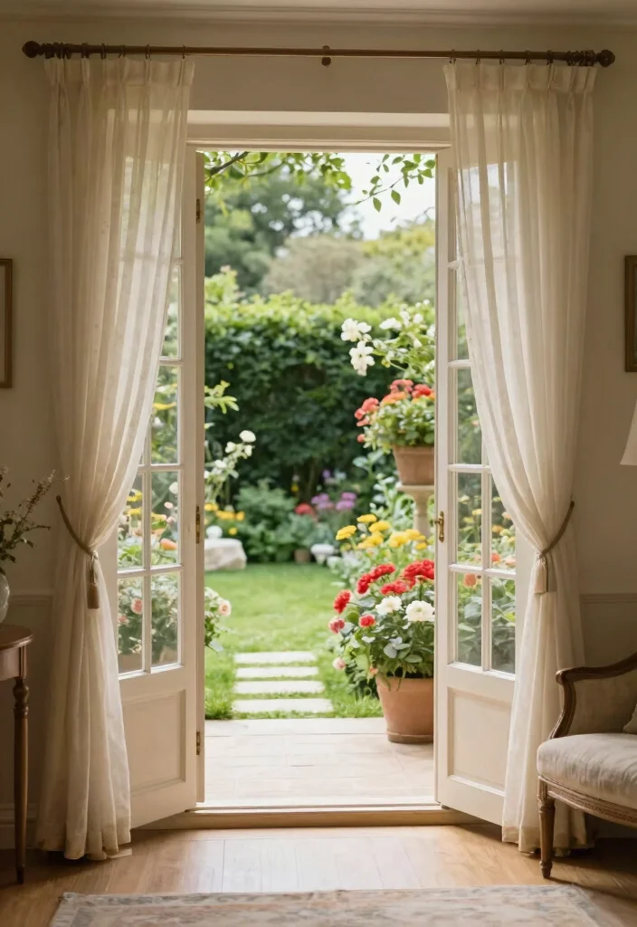 12 Puertas de Patio Que Maximizan Luz Natural y Privacidad - 3. French Doors for Timeless Elegance 1