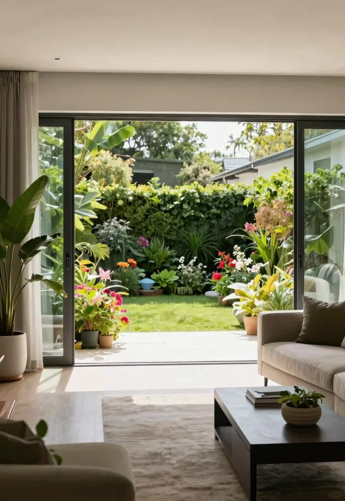 12 Puertas de Patio Que Maximizan Luz Natural y Privacidad - 4. Sliding Glass Walls for an Open Concept Feel 1