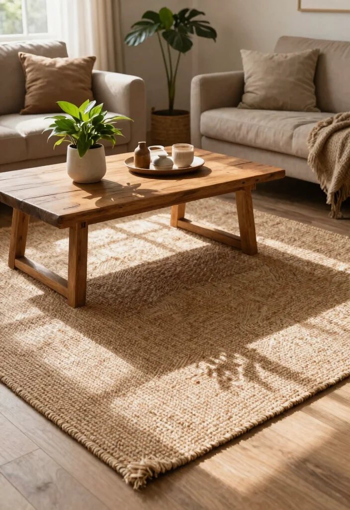 12 Western Farmhouse Decor Ideas That Don't Feel Like a Costume - 10. Natural Fiber Rugs 1