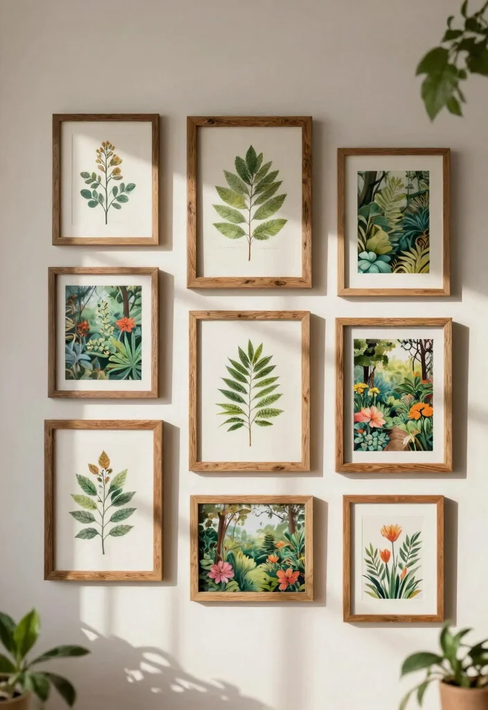12 Western Farmhouse Decor Ideas That Don't Feel Like a Costume - 4. Nature-Inspired Wall Art 1