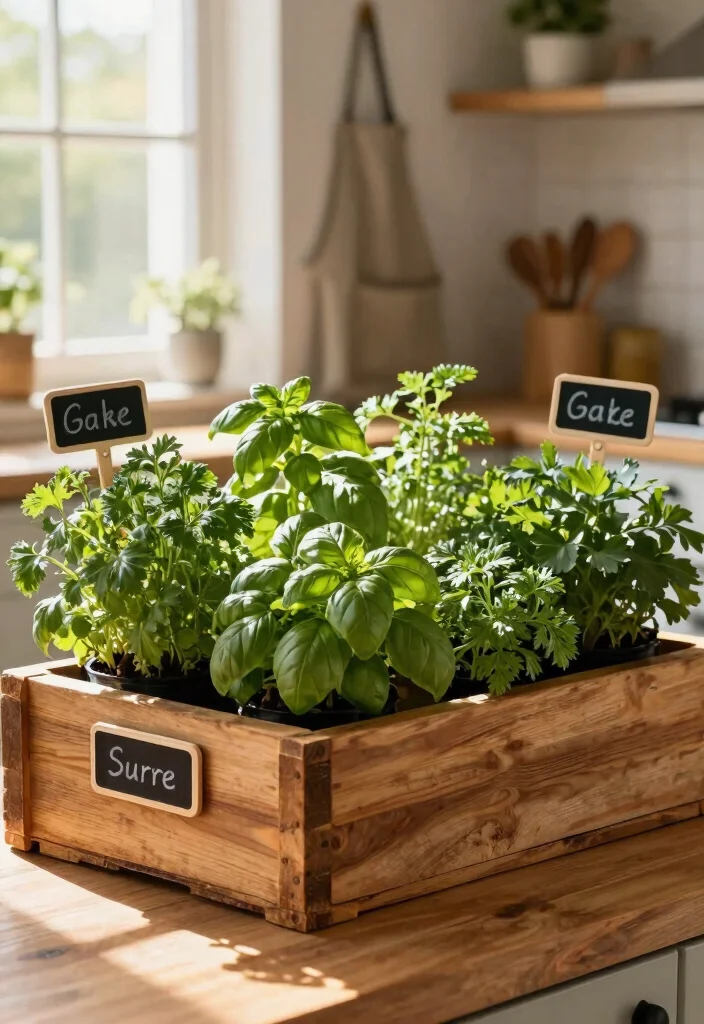 12 Western Farmhouse Decor Ideas That Don't Feel Like a Costume - 6. Indoor Herb Gardens 1