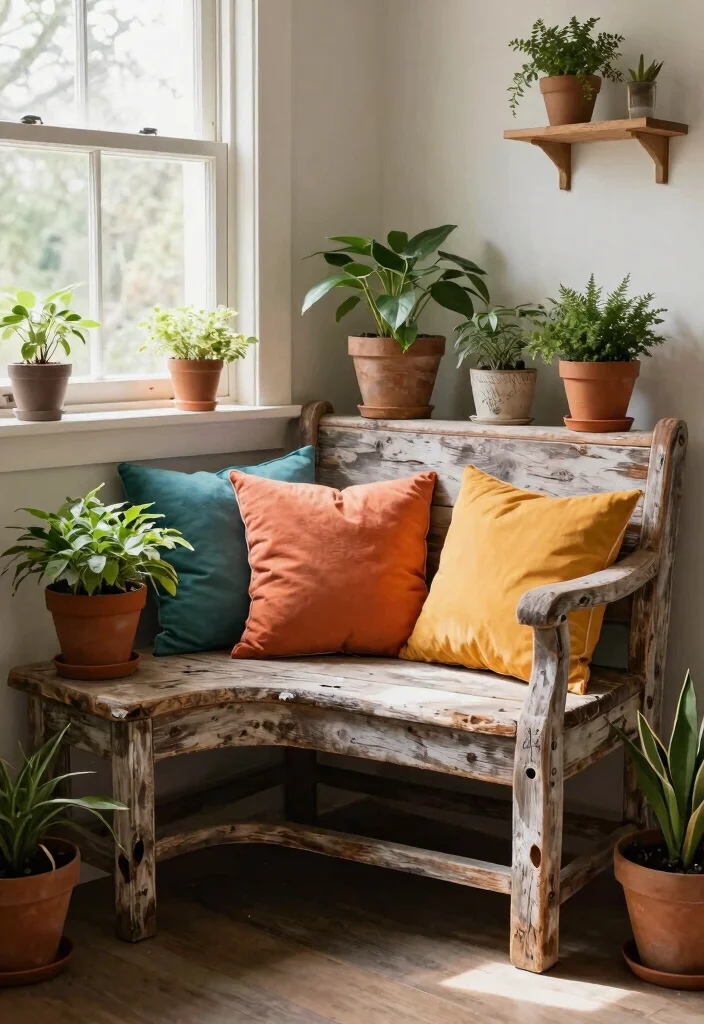 12 Western Farmhouse Decor Ideas That Don't Feel Like a Costume - 9. Upcycled Garden Furniture 1