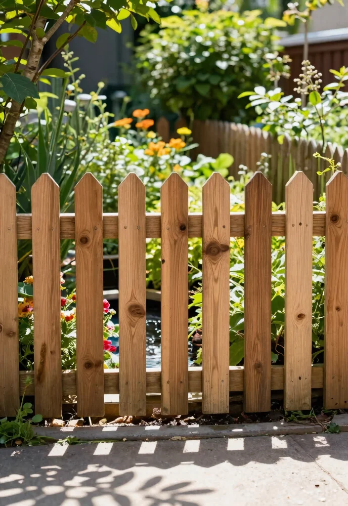 12 Wood Picket Fence Designs That Boost Curb Appeal - 2. Stained Wood Picket Fence 1