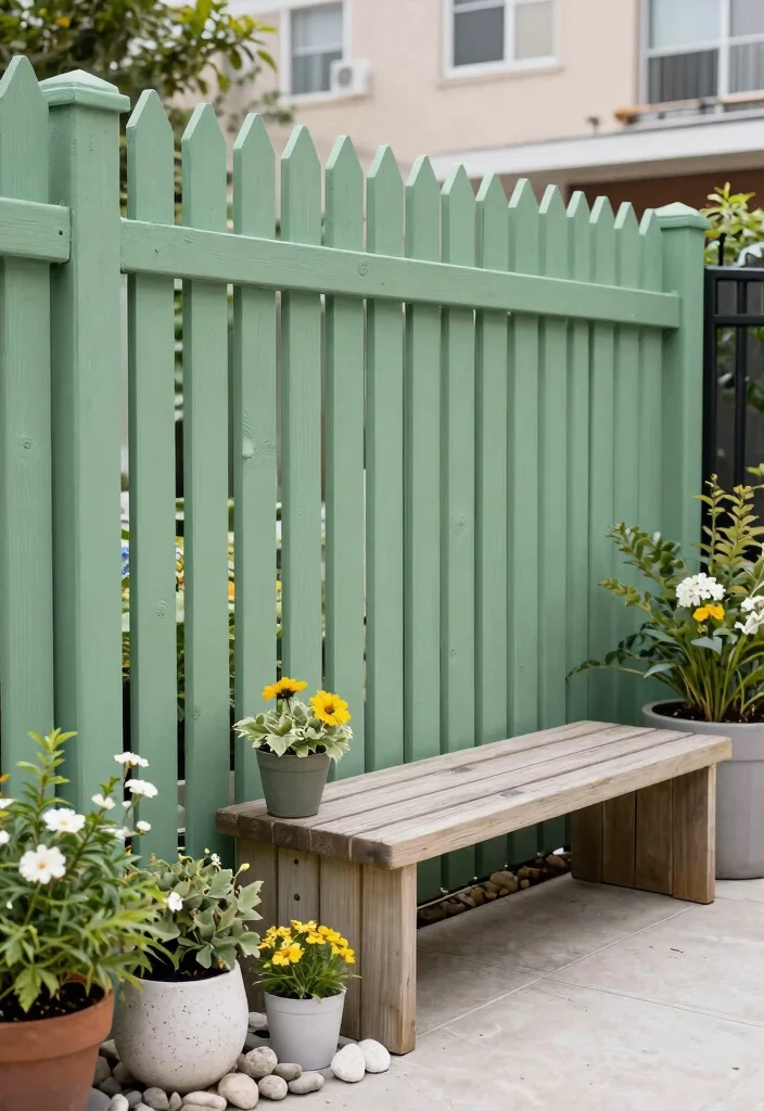 12 Wood Picket Fence Designs That Boost Curb Appeal - 3. Vertical Slats with Curved Top 1