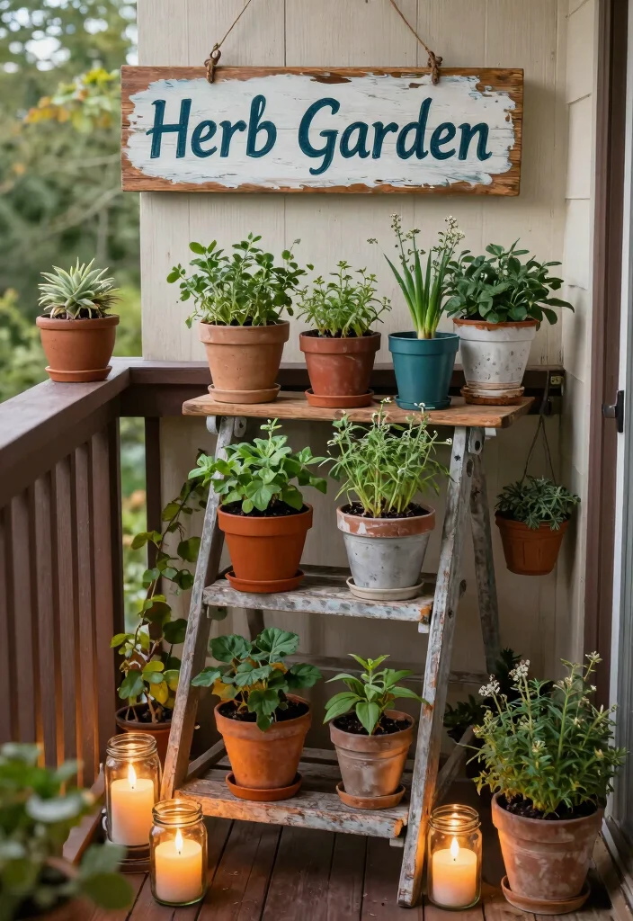 14 Balcony Decoration Ideas on a Budget for Small Outdoor Spaces - 4. DIY Garden Decor: Personal Touches that Shine 1