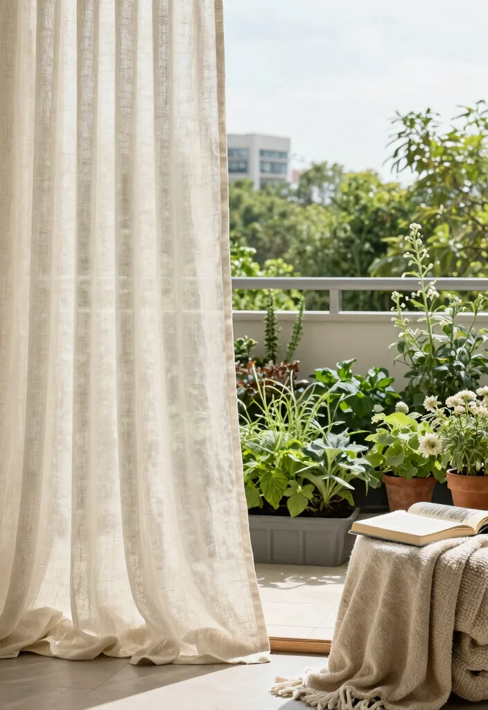 14 Balcony Door Curtains That Block Sun and Provide Privacy - 11. Faux Linen Curtains 1