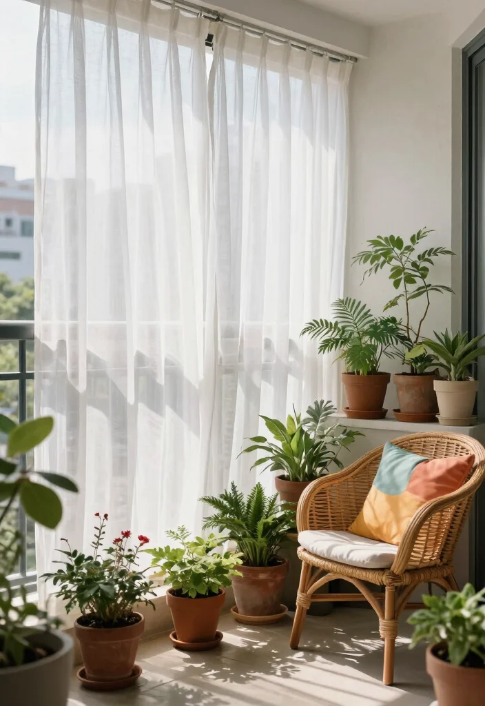 14 Balcony Door Curtains That Block Sun and Provide Privacy - 12. Eco-Friendly Sheer Curtains 1