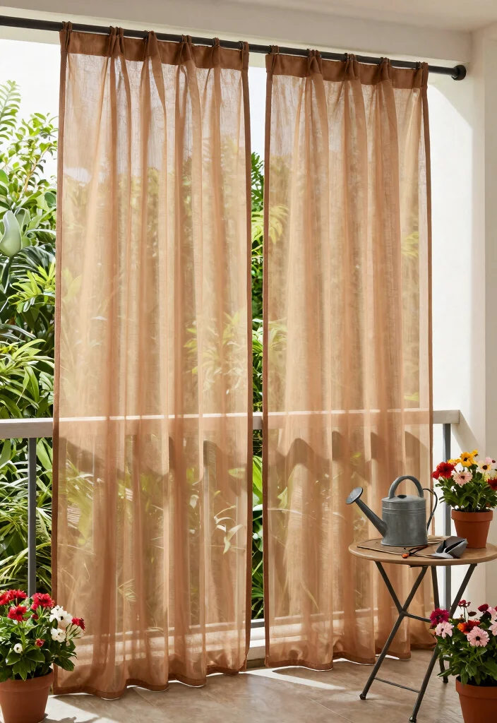 14 Balcony Door Curtains That Block Sun and Provide Privacy - 4. Eco-Friendly Synthetic Fabrics 1