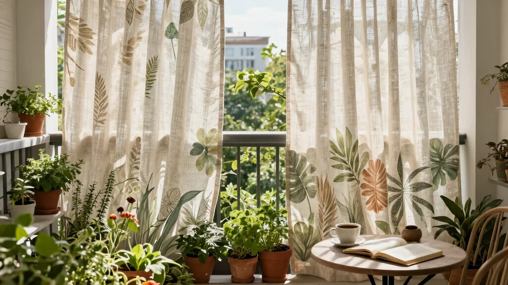 14 Balcony Door Curtains That Block Sun and Provide Privacy