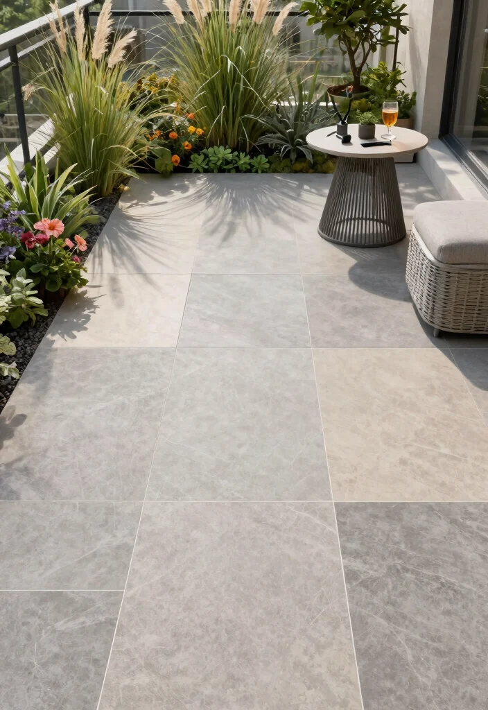 14 Balcony Tiles Floors That Hold Up to Weather and Heavy Foot Traffic - 2. Porcelain Pavers 1
