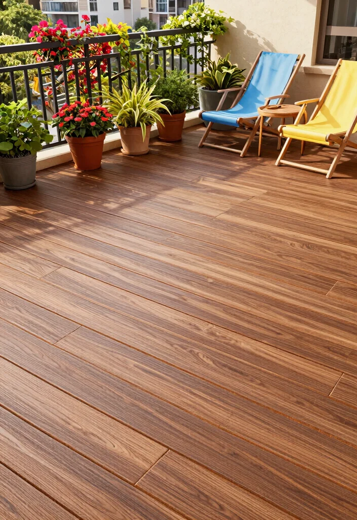 14 Balcony Tiles Floors That Hold Up to Weather and Heavy Foot Traffic - 4. Composite Decking Tiles 1