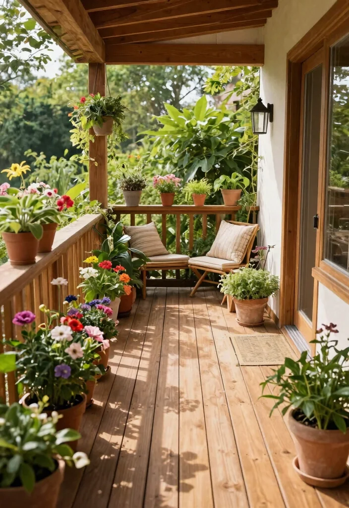 14 Balcony Tiles Floors That Hold Up to Weather and Heavy Foot Traffic - 9. Wooden Planks 1
