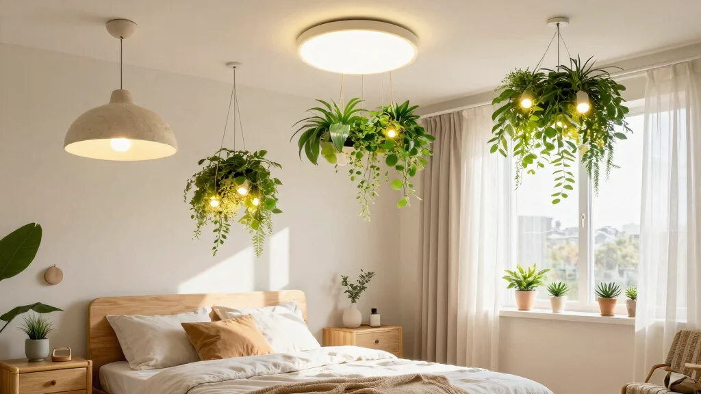 14 Bedroom Ceiling Light Ideas That Don't Require Rewiring