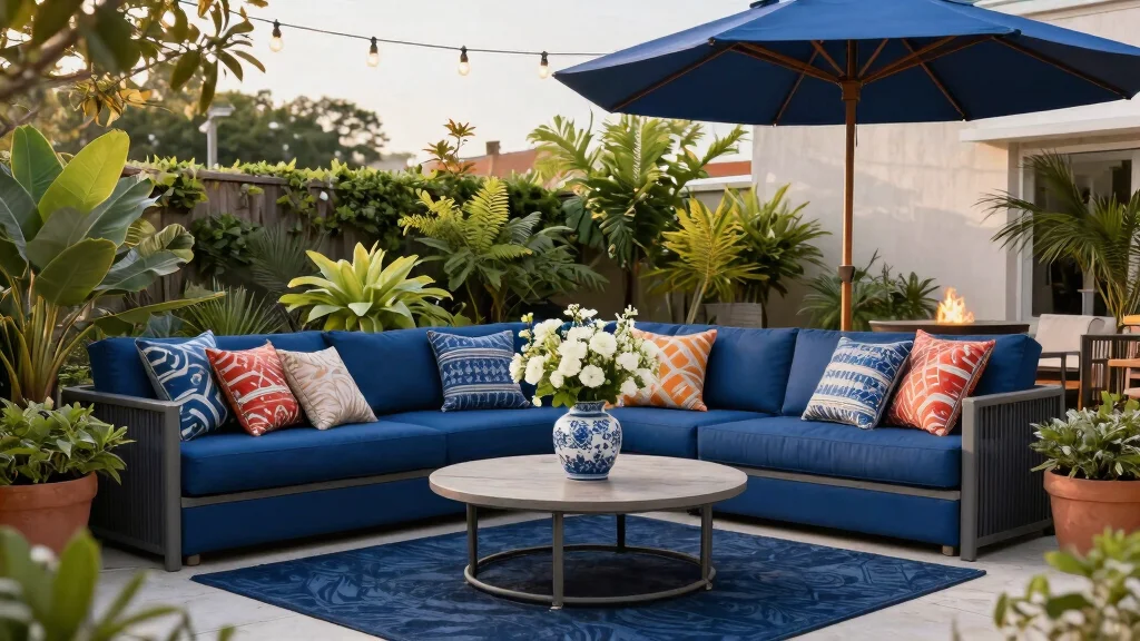 14 Blue Patio Decor Ideas That Feel Fresh Without Going Nautical
