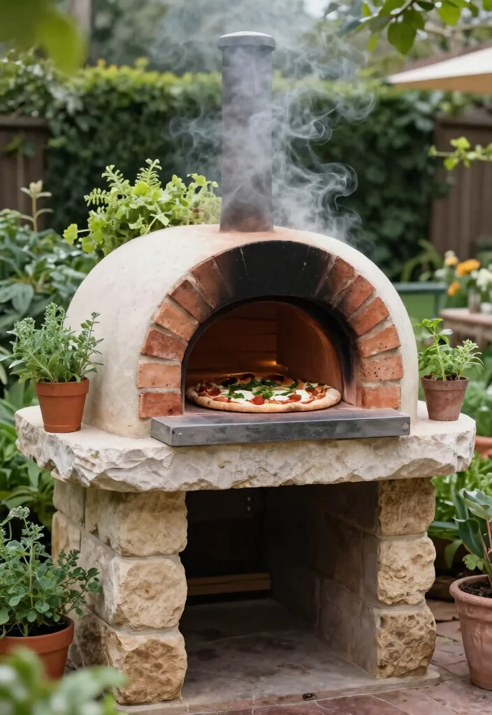 14 Brick Pizza Oven Outdoor Concepts on a Budget That Reach High Heat - 7. Mini Wood-Fired Oven 1