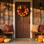 14 Fall Front Porch Decor Ideas That Work for Small Entries