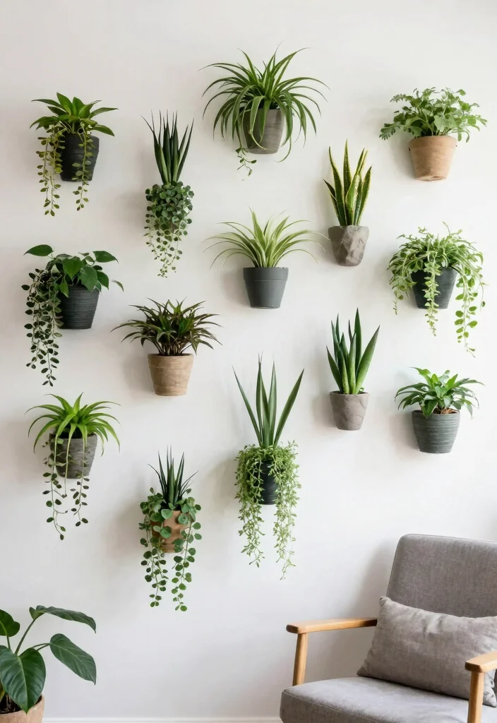 14 Indoor Flower Pots That Don't Leak or Stain Floors - 12. Hanging Wall Planters 1