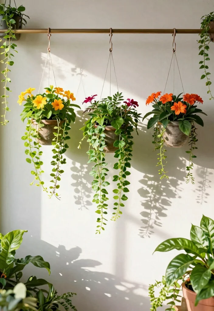14 Indoor Flower Pots That Don't Leak or Stain Floors - 5. Hanging Self-Watering Planters 1