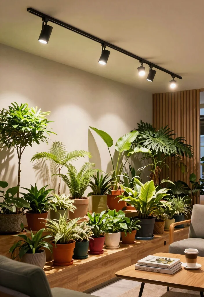 14 Profile LED Light in Ceiling Ideas That Hide All the Wires - 3. Track Lighting for Flexibility 1