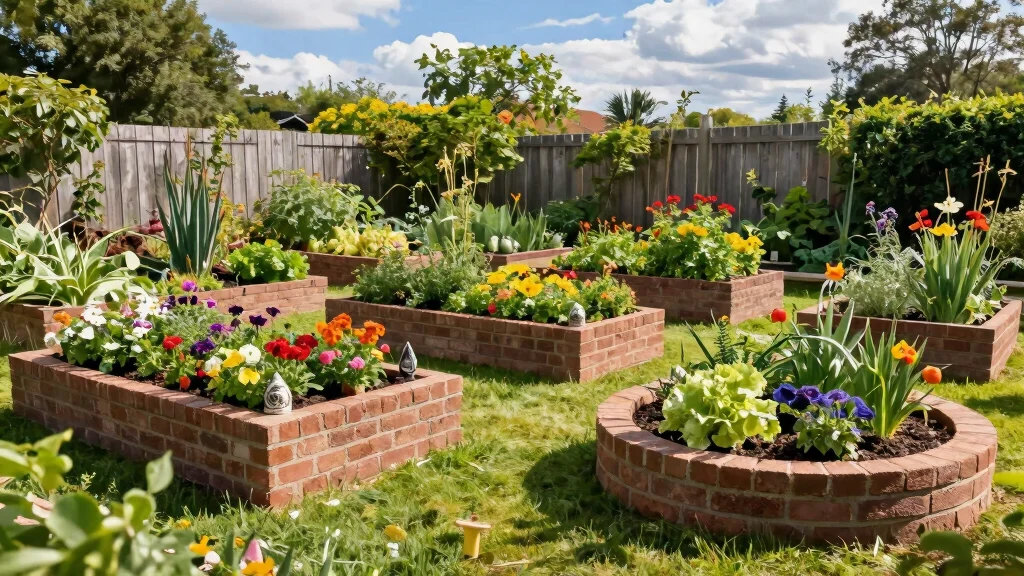 15 Brick Raised Garden Bed Ideas That Don't Need Mortar or Special Tools