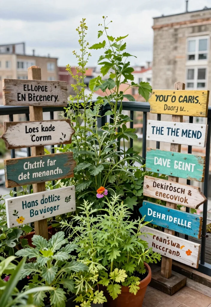 15 Cottage Farmhouse Decor Ideas for Small Cozy Spaces - 10. Garden Signs 1