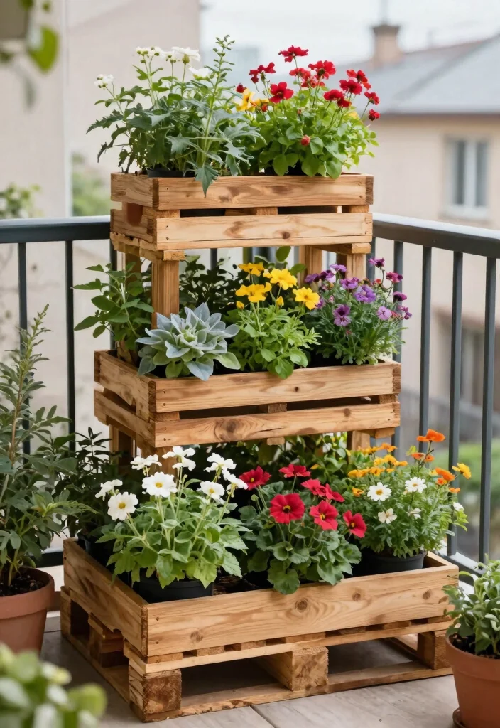 15 Cottage Farmhouse Decor Ideas for Small Cozy Spaces - 14. DIY Vertical Garden 1