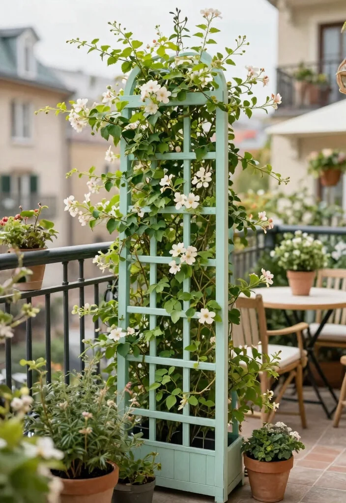 15 Cottage Farmhouse Decor Ideas for Small Cozy Spaces - 8. Garden Trellis 1