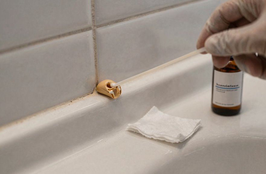 acetone removes last residue