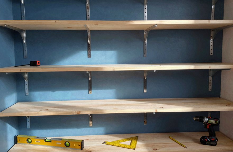 6 Steps to Install Walk-In Closet Shelves Yourself 2 diy closet walls shelves studs