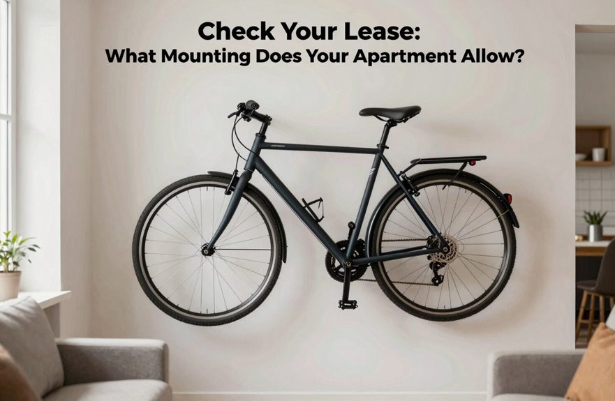 How to Store a Bike in a Small Apartment Without Taking Over Your Space 2 lease specific mounting rules and alternatives