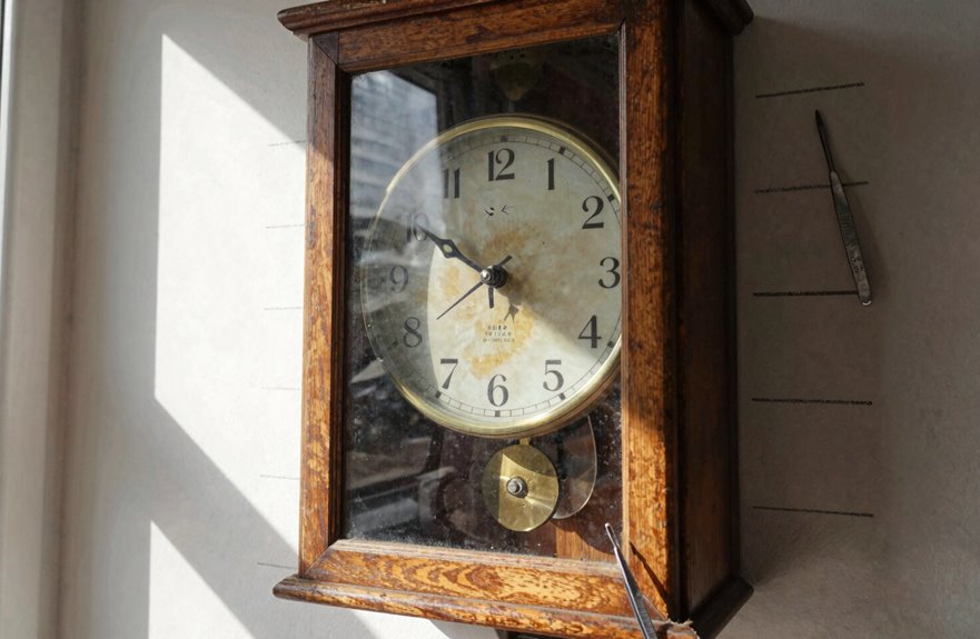6 Simple Steps to Repair a Wall Clock 5 level pendulum level case balance swing
