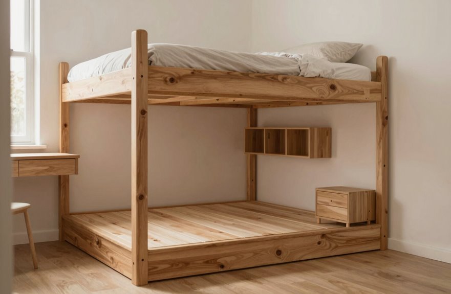 5 Space-Saving Bedroom Furniture Ideas for Small Rooms 5 loft bed with understorage possibilities