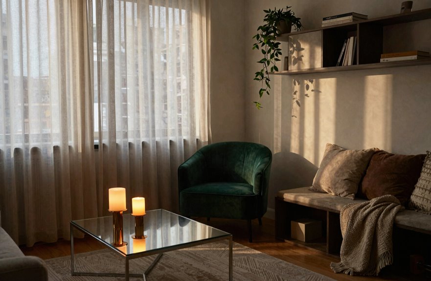 maximize daylight with minimal clutter