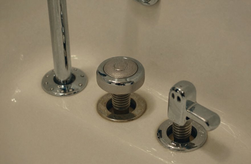 old school tub drain mechanisms trip lever lift and turn push pull
