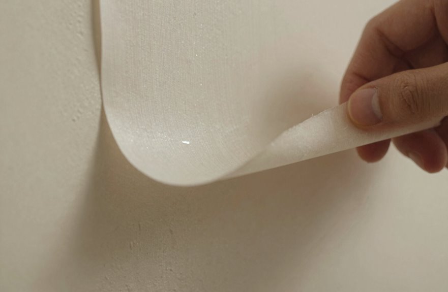 7 Steps to Get Wallpaper Off Your Walls 4 peel top layer downward gradually