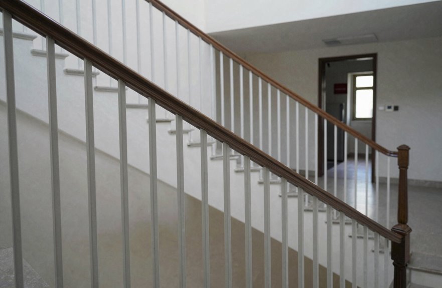 residential vs commercial stair railing heights