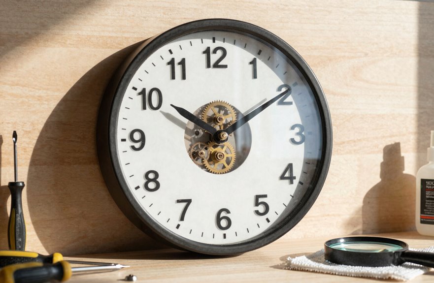 6 Simple Steps to Repair a Wall Clock 4 separate and align clock hands cadence