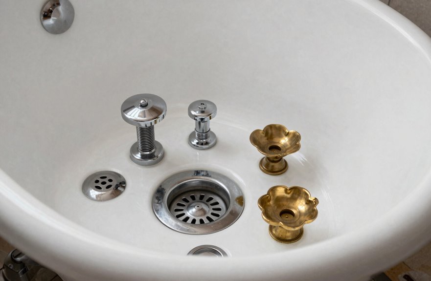 specialty drains for old tubs