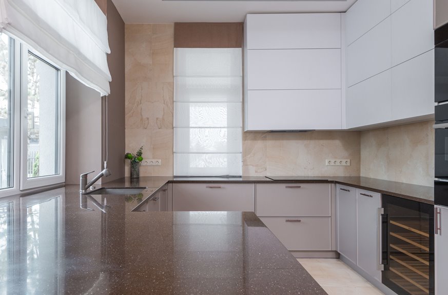 standard bathroom counter height measurement