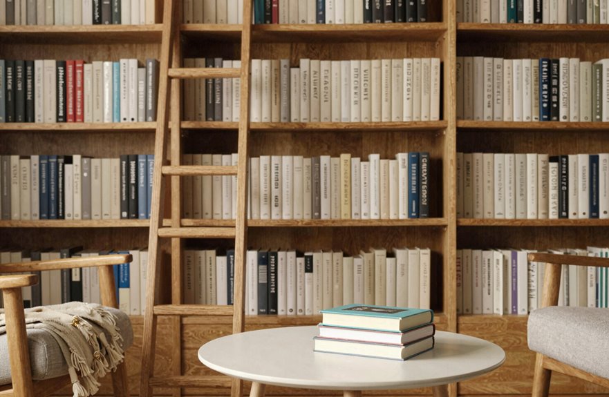 Build Your Personal Home Library in 5 Simple Steps 6 systematic accessible home library organization