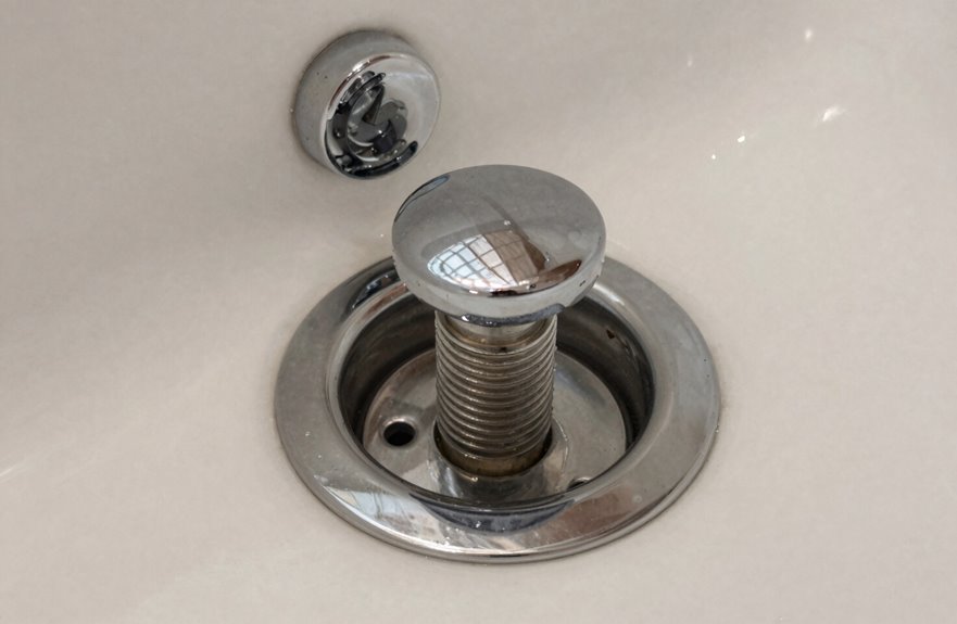 tub water drains and overflow safeguard