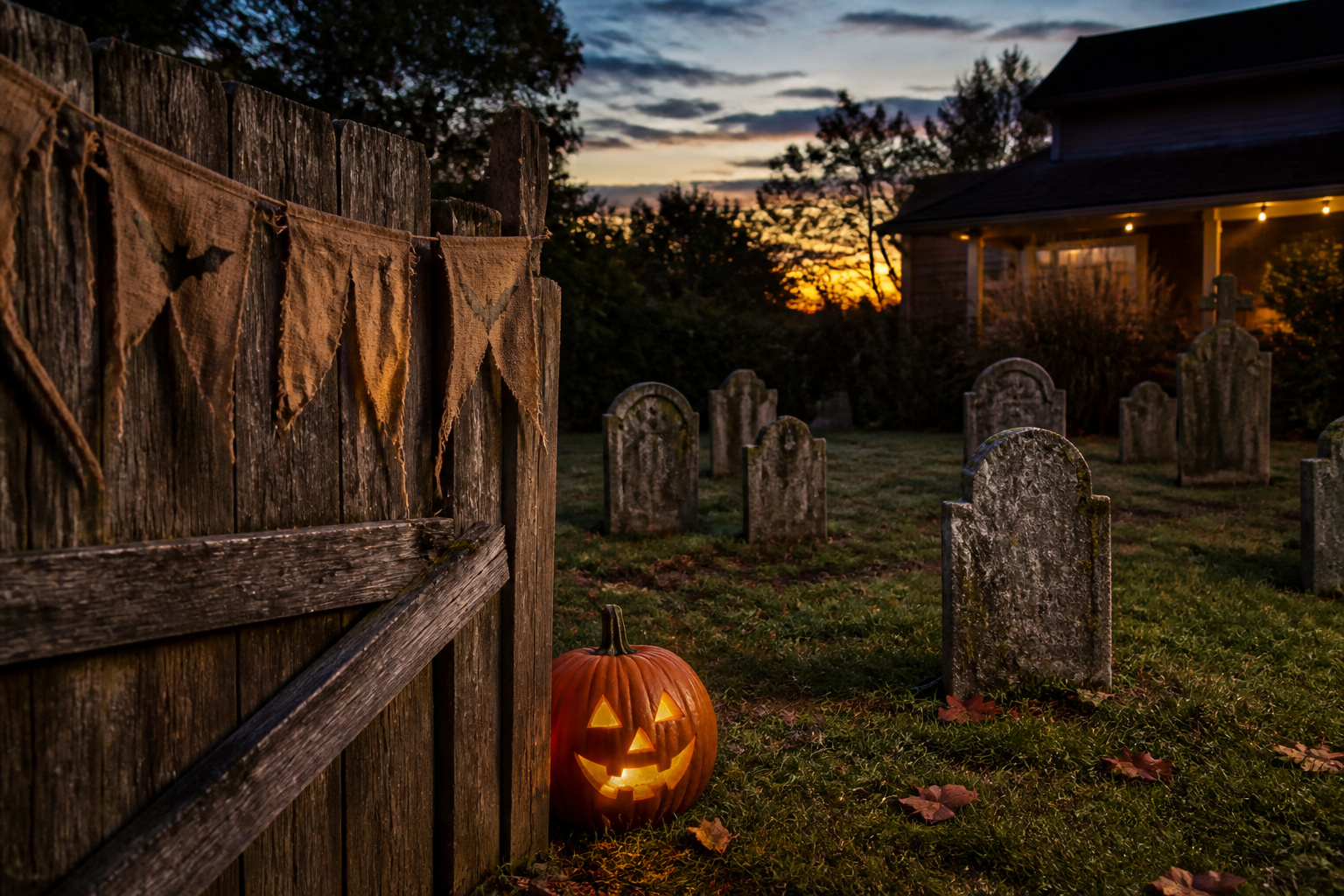 Various outdoor Halloween decorations displayed together for inspiration.